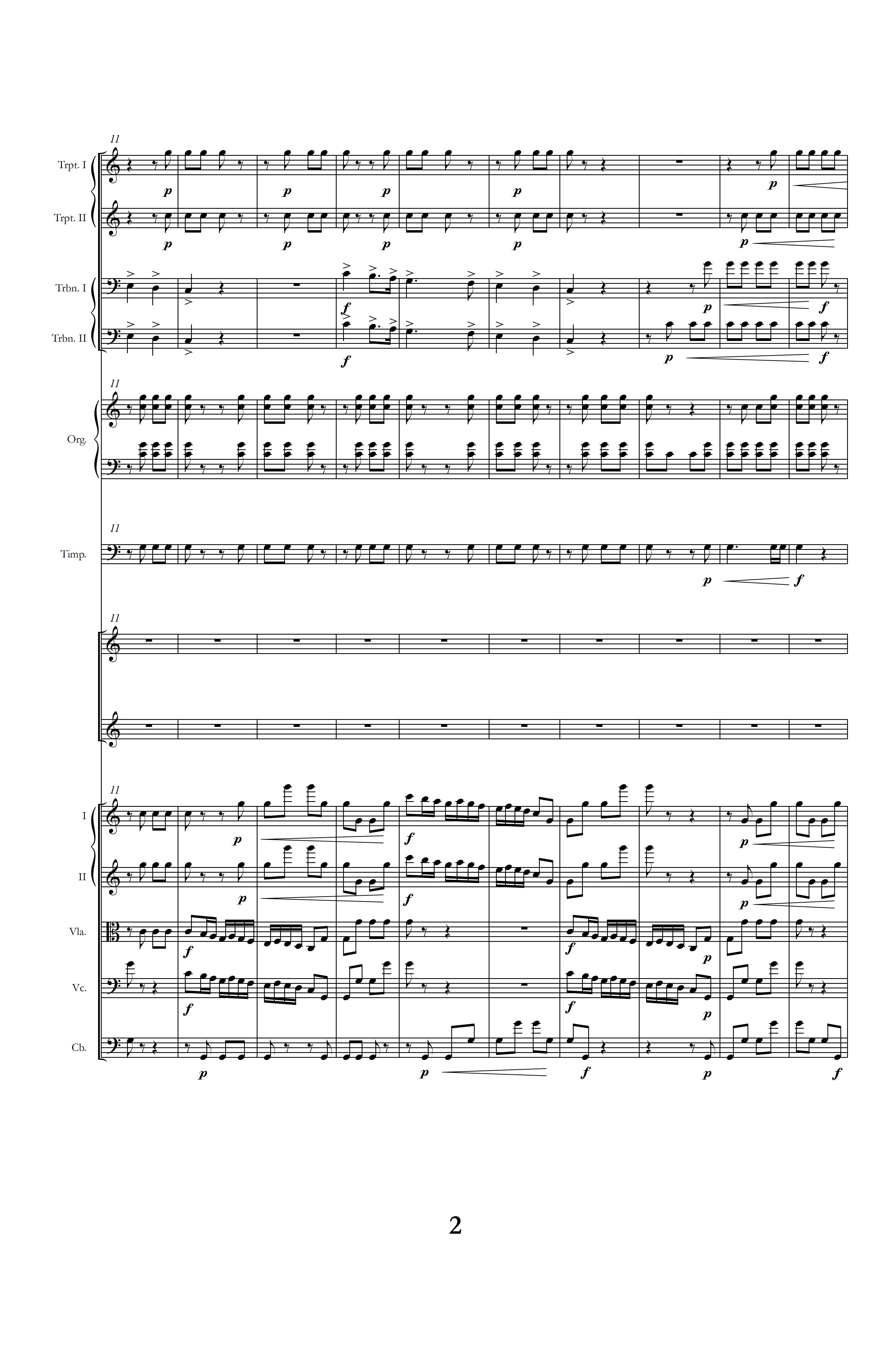 "Joy to the World! (ANTIOCH)" score, page 2
