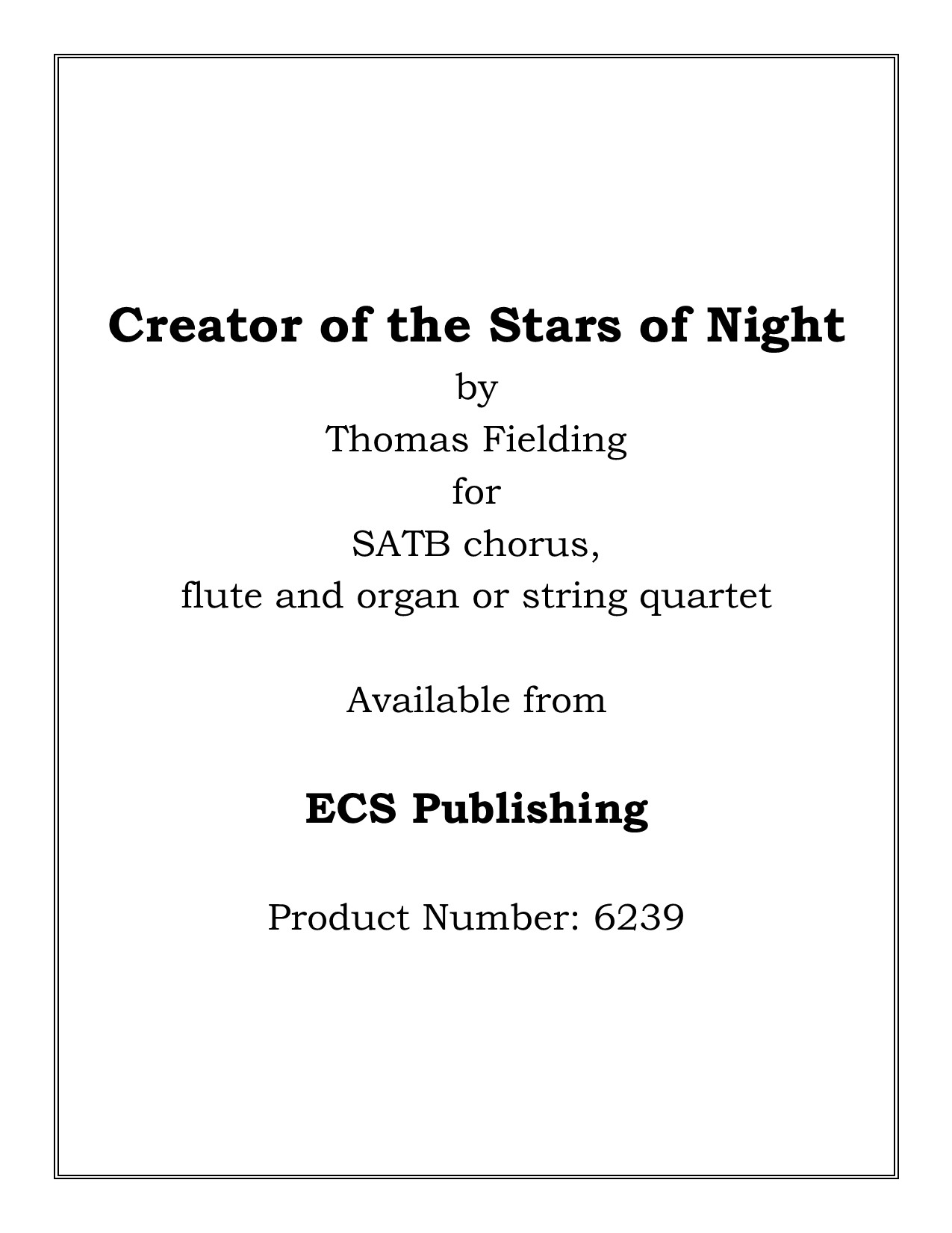 Creator page one