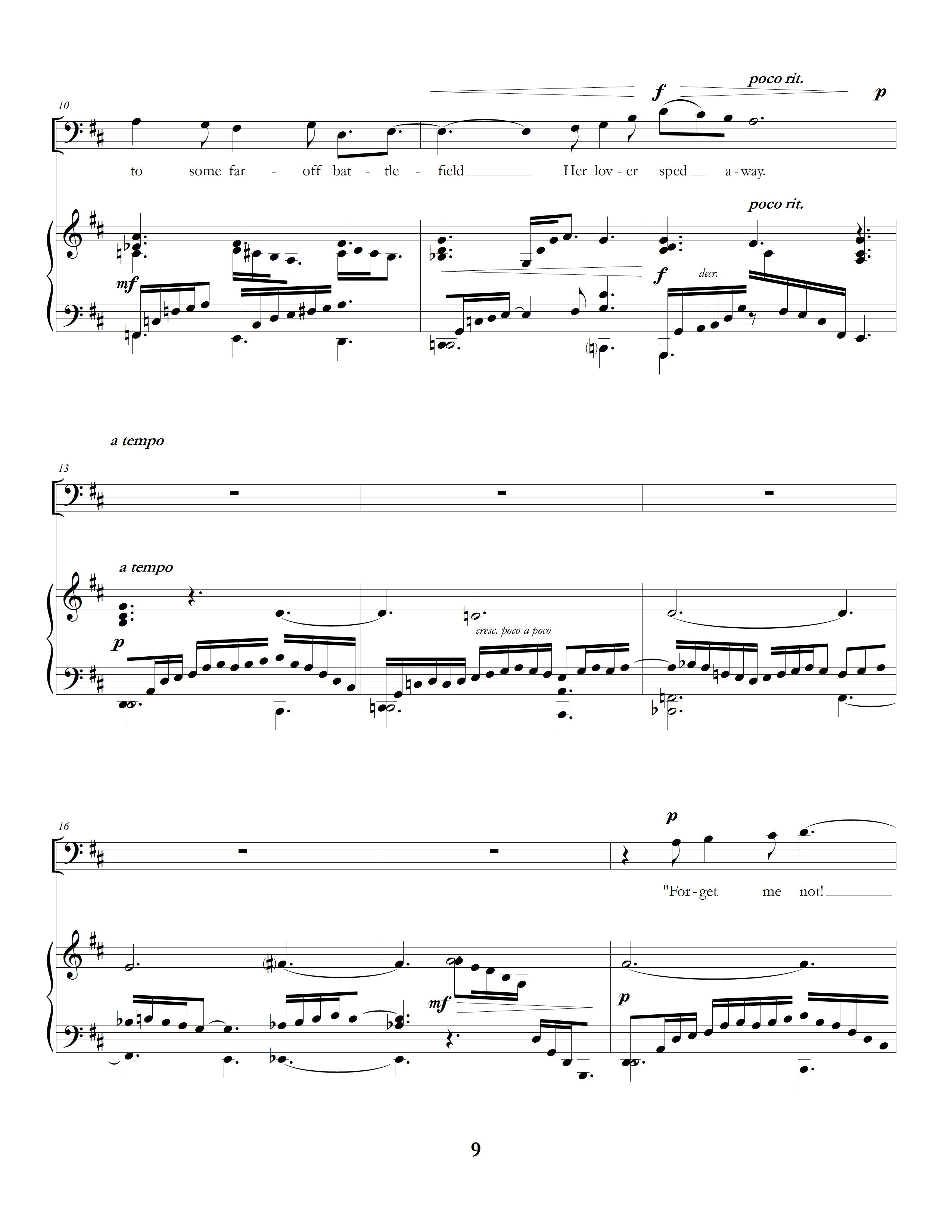 "The Long Hours: Five Rossetti Art Songs", movement three, page two