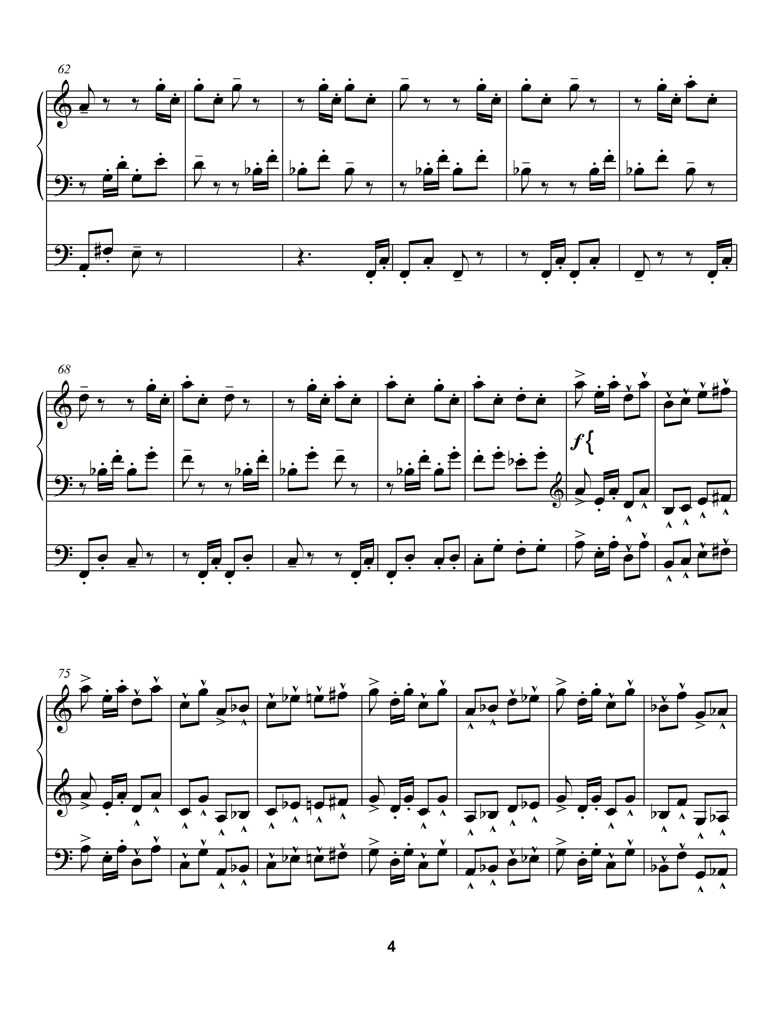 For Eternity: Fanfare for Organ page four